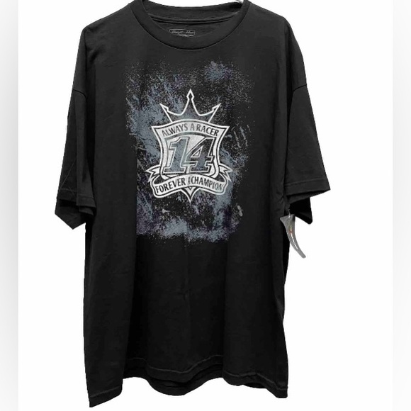 Stewart Haas Racing t-shirt men's size 2XL Tony Stewart #14 black new with tags - Picture 1 of 8